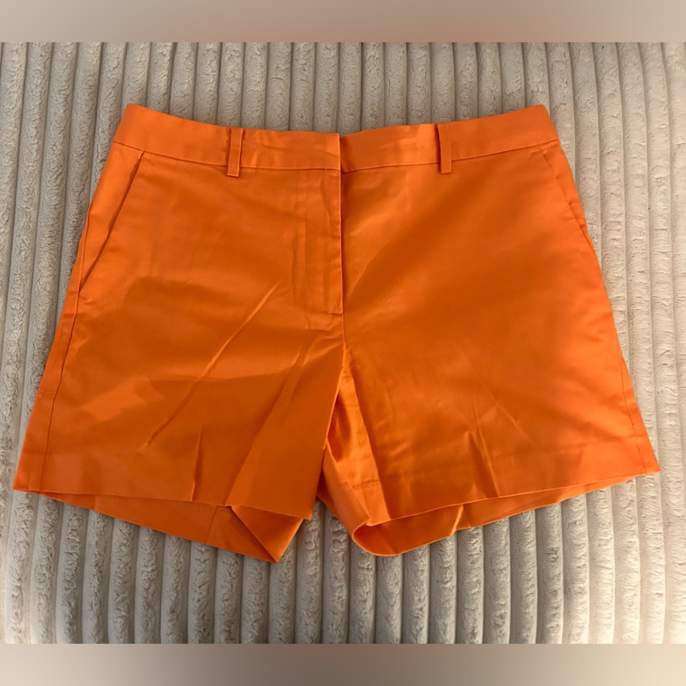 Michael Kors Orange High-Waisted Shorts Size 12